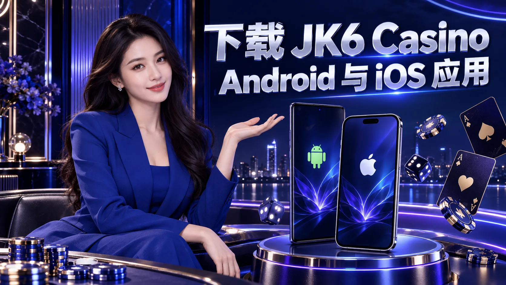 JK6 主持人展示移动下载场景