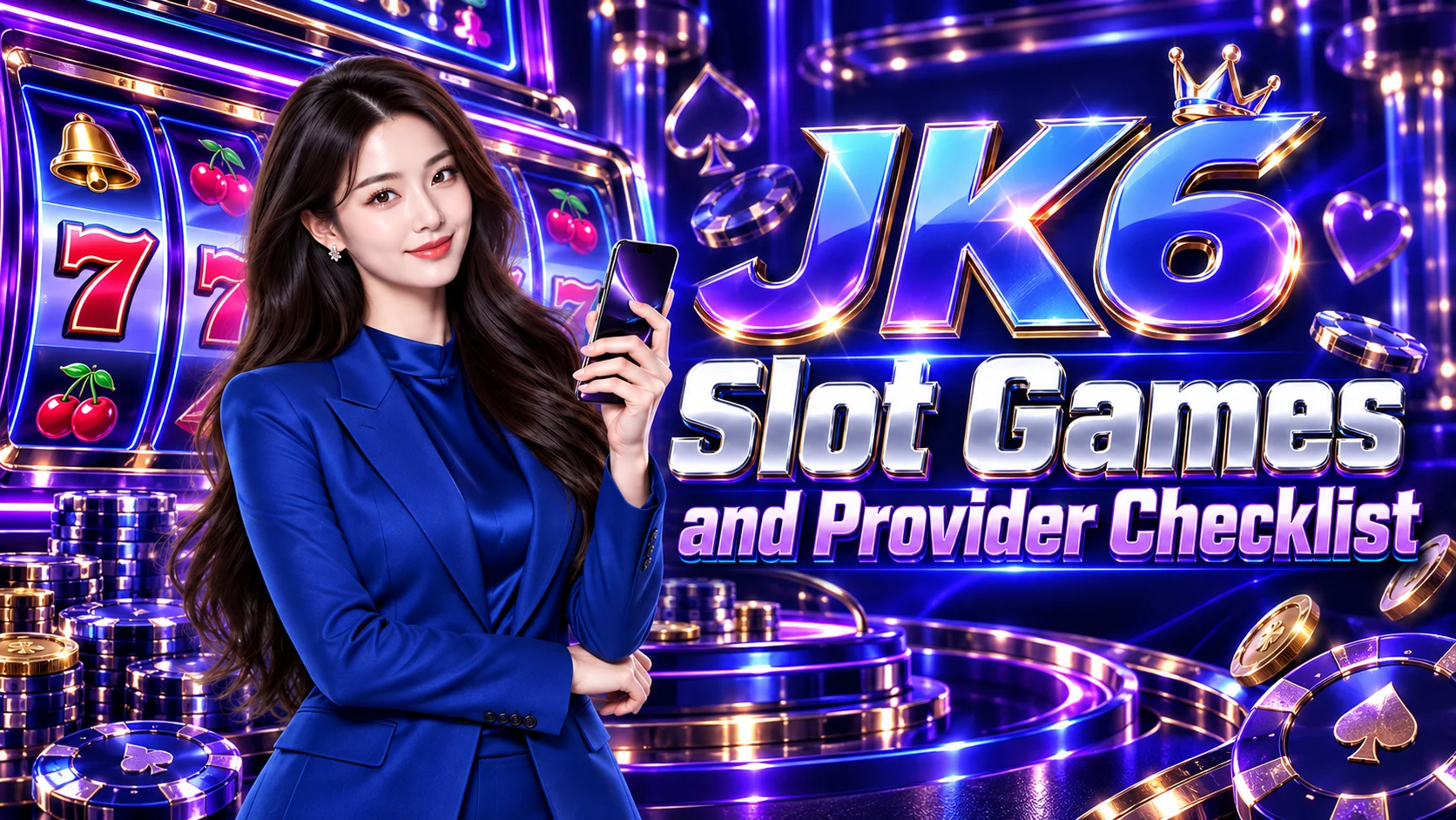 JK6 presenter in the slot games scene