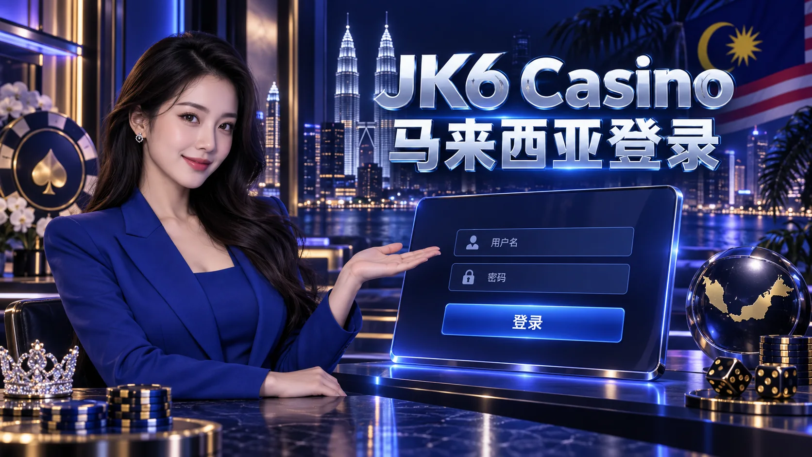JK6 主持人展示账户登录场景